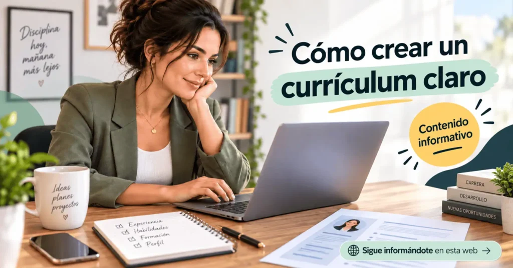 Cómo crear un currículum claro